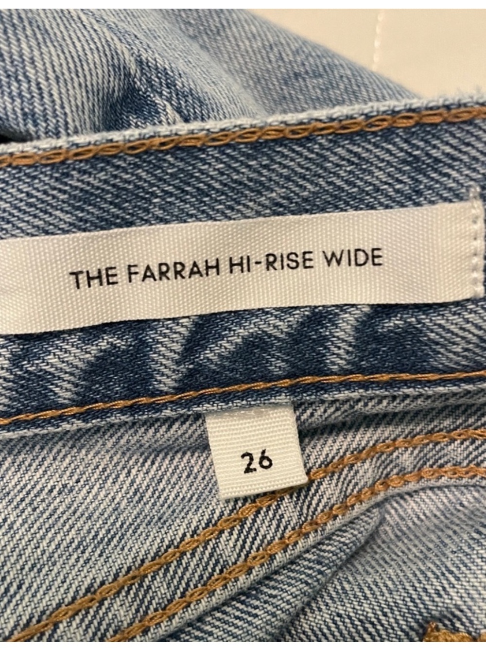 Denim Forum The Farrah Hi-rise Wide Ankle Jean Size 26 - Picture 5 of 8